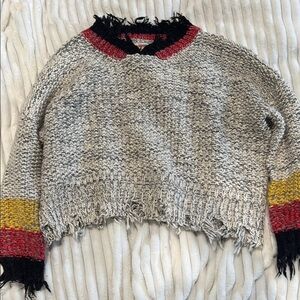 Chic Multicolor Knit Sweater